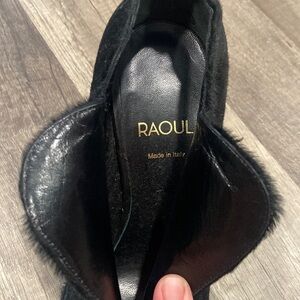 Raoul hair on hide shoe